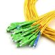 1x32 Fibra PLC Splitter con plástico ABS caja del paquete