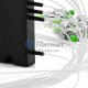 ABSボックス付き1x8FBTスプリッターシングルモードシングルウィンドウファイバースプリッター