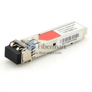 Finisar FWLF1621P2Txx Compatible 2.67Gbps OC-48/STM-16 1471~1611nm 80km CWDM SFP DDM IND Transceiver