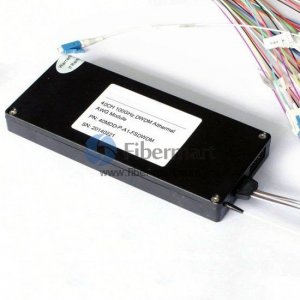 20 canales, tipo A, módulo pigtail, BIDI simple, AWG atérmico, DWDM Mux y Demux