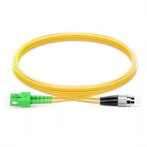 SC APC auf FC UPC Duplex PVC/LSZH/OFNP 9/125 Singlemode-Glasfaser-Patchkabel