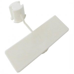 White ID Cable Labels, Inside Flag 1000pcs/pack