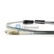 SC/UPC to LC/UPC Duplex Multimode OM1 Armored Patch Cable