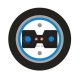 1Fibra monomodo de una sola armadura KFRP miembro de la fuerza PE FTTH Duct Cable-GJFDC