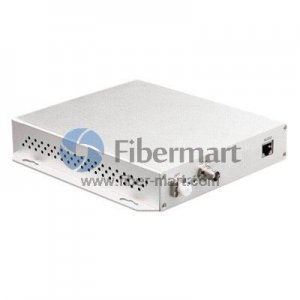 1 Channel Video to Fiber SM 20km Optical Video Multiplexer in Aluminum Alloy Case