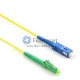 LC/APC to SC/UPC Plenum(OFNP) Simplex 9/125 Single-mode Fiber Patch Cable
