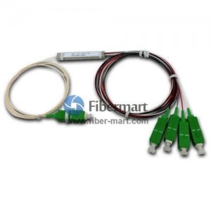 Divisor PLC de Fibra Sem Bloqueio 2x4