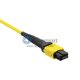Câble de faisceau MTP vers LC (0,9 mm) monomode 8 fibres 4M, type de polarité A, faisceau LSZH jaune