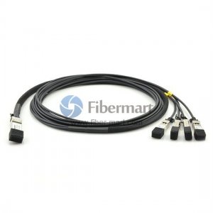 3 m Cisco QSFP-4SFP10G-CU3M kompatibles QSFP+ auf 4SFP+ passives Breakout-Kupferkabel