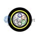 72 Fibers Single-mode Stranded Loose Tube Type PE Sheath ADSS Cable-Span 200M