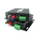 1 canal de video / 1 de retorno de datos a Fiber SM 20 km de video multiplexor óptico