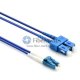 SC/UPC to LC/UPC Duplex Singlemode 9/125 Armored Patch Cable