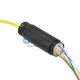 Câble de faisceau MTP vers LC (0,9 mm) monomode 8 fibres 4M, type de polarité A, faisceau LSZH jaune