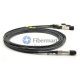 3m CheckPoint CPAC-TR-40SPLIT-QSFPSR-3M Compatible QSFP+ to 4SFP+ Passive Breakout Copper Cable