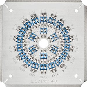 LC-UPC-48 Fiber Polishing Holder for Duplex LC Connector Polishing Jig Holder