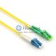 LC/APC to LC/UPC Plenum(OFNP) Duplex 9/125 Single-mode Fiber Patch Cable