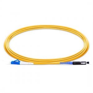 LC UPC - MU Simplex PVC/LSZH/OFNP 9/125 단일 모드 파이버 패치 케이블