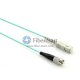 SC-FC Plenum(OFNP) Simplex OM4 Multimode Fiber Patch Cable
