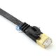 Kategorie 7 Cat7 Netzwerk Patchkabel flach 5m schwarz