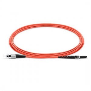 SMA905 to FC Simplex PVC/LSZH/OFNP OM1 Multimode Fiber Optic Patch Cable