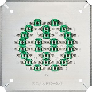 Fiber Polishing Fixture/Holder for SC/APC 24 Connectors (SC/APC-24 Connector Jig)