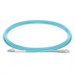 2M LC UPC - SC UPC Simplex 2.0mm PVC(OFNR) OM4 многомодовый волоконно-оптический соединительный кабель