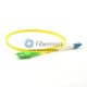 LC/UPC para SC/APC Singlemode 9/125 Duplex Fiber Patch Cable