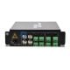2 Channel Video & 1 Channel Reverse Data & 4 Channel Forward Audio to Fiber SM 20km Optical Video Multiplexer
