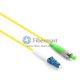 FC/APC to LC/UPC Plenum(OFNP) Simplex 9/125 Single-mode Fiber Patch Cable