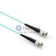 ST-ST Plenum(OFNP) Simplex OM3 Multi-mode Fiber Patch Cable