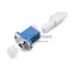LSH/UPC a FC/UPC Hybrid Simplex Half Plastic Half Metal Fiber Adapter