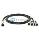2 m Arista CAB-QS-2M kompatibles QSFP+ auf 4SFP+ passives Kupferkabel
