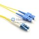 SC/UPC-LC/UPC Plenum(OFNP) Duplex 9/125 Single-mode Fiber Patch Cable
