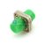 FC/APC to FC/APC Singlemode Simplex Square Solid Type Two Pieces Metal Fiber Adapter FC/APC to FC/APC Singlemode Simplex Square Solid Type Two Pieces Metal Fiber Adapter