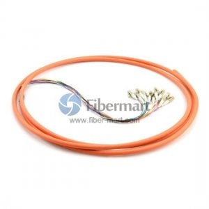 12/Fibre 0.9mm multimode OM2 LC/SC/ST/FC Bunch Tresse