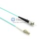LC-ST Plenum(OFNP) Simplex OM4 Multimode Fiber Patch Cable