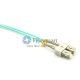 SC-SC Plenum(OFNP) Duplex OM4 Multimode Fiber Patch Cable