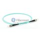 ST-ST Plenum(OFNP) Simplex OM3 Multi-mode Fiber Patch Cable