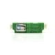 LC/APC to LC/APC Singlemode Duplex SC Type Plastic Fiber Adapter