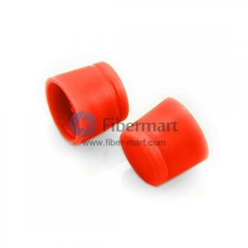 Rubber Dust Cap Covers FC adapter,Red Color,100 pcs/pack