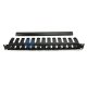 1U Metal Single-side Horizontal Cable Management Panel