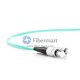 SC-FC Plenum(OFNP) Duplex OM4 Multimode Fiber Patch Cable