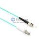 ST-LC Simplex OM4 Multimode Bend Safe Curl Fiber Patch cord
