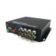 Multiplexeur vidéo optique 8 canaux et données bidirectionnelles 4 canaux vers fibre SM 20 km