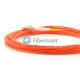 FC / UPC-LC / UPC Cable de conexión de fibra a una cara multimodo 100 / 140um 3,0 mm