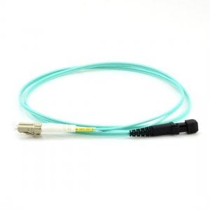 LC to MTRJ Duplex PVC/LSZH/OFNP OM4 Multimode Fiber Optic Patch Cable