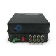 Multiplexeur vidéo optique 8 canaux et données bidirectionnelles 4 canaux vers fibre SM 20 km