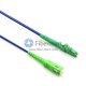 LC/APC to SC/APC Simplex Singlemode 9/125 Armored Patch Cable