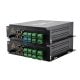 2 Channel Video & 1 Channel Reverse Data & 4 Channel Forward Audio to Fiber SM 20km Optical Video Multiplexer