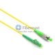 FC/APC zu LC/APC Plenum (OFNP) Simplex 9/125 Singlemode-Glasfaser-Patchkabel